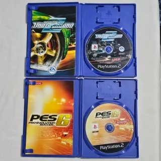 2 Giochi PS2: Need for Speed & PES 6