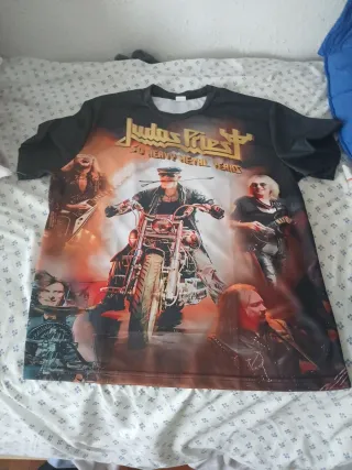 Camiseta Judas Priest 50 years of heavy metal