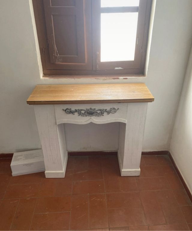 Chimenea + Taburete Rosa