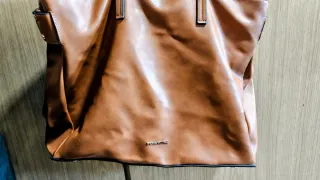 Bolso shopper marrón