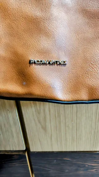 Bolso shopper marrón