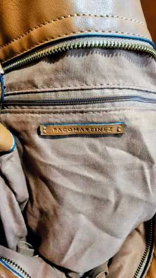 Bolso shopper marrón