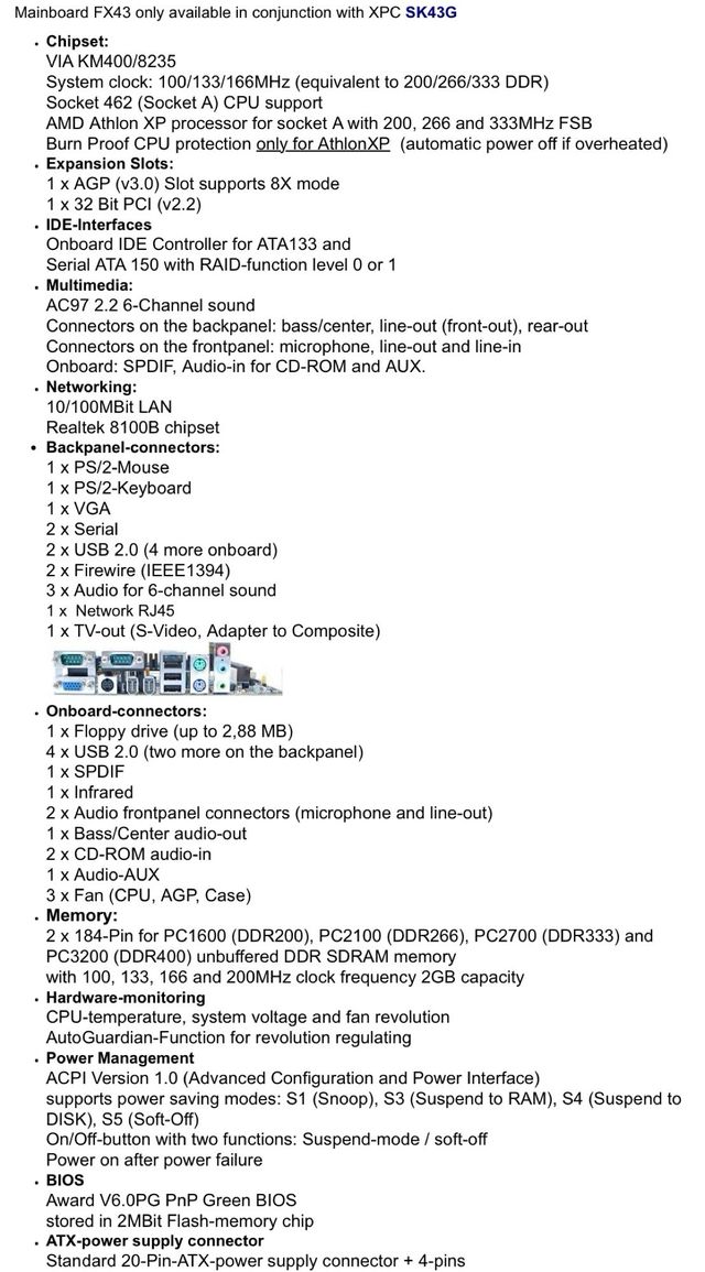 PC retro compatto Shuttle XPC