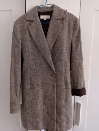 Chaqueta Zara Beige y Marrón