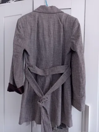 Chaqueta Zara Beige y Marrón