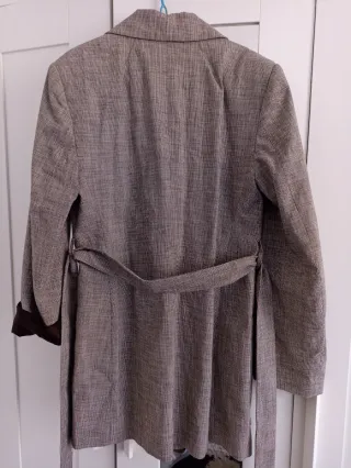 Chaqueta Zara Beige y Marrón