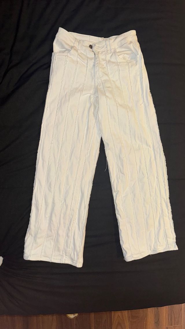 Pantalón Vaquero Noon Blanco Talla 36