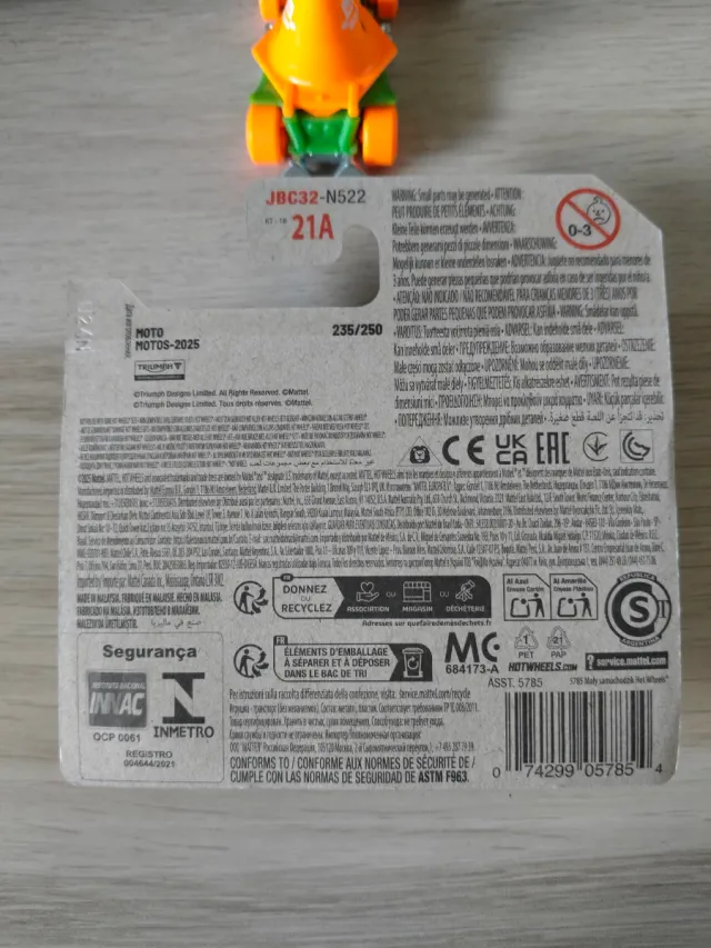 Hot Wheels 1966 Triumph Tiger 100, treasure hunt