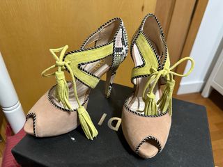 Sandalias Lodi Beige y Verde