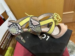 Sandalias Lodi Beige y Verde