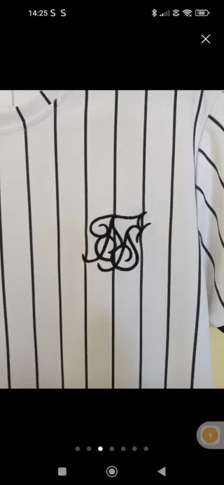 Camiseta Sik Silk Rayas Talla M