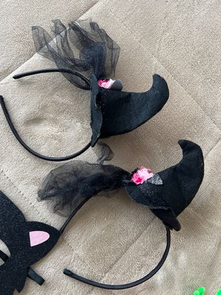 Diademas caretas pinza Halloween