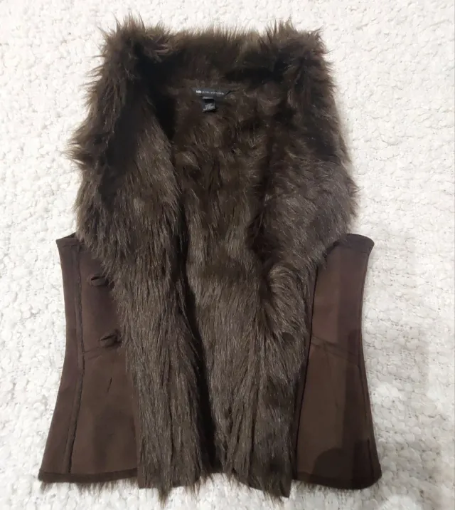 Chaleco de mujer con pelo sintético