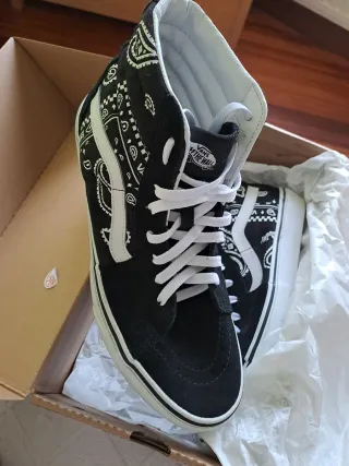 Zapatillas Vans Sk8-Hi Bandana Negra