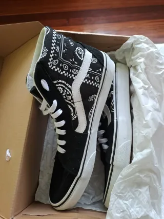 Zapatillas Vans Sk8-Hi Bandana Negra