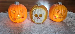 Accesorios Halloween: Calabaza y Telaraña