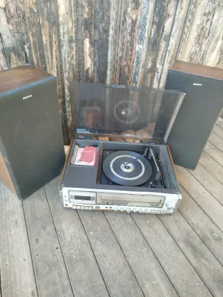 Tocadiscos antiguo Sony HMK 339
