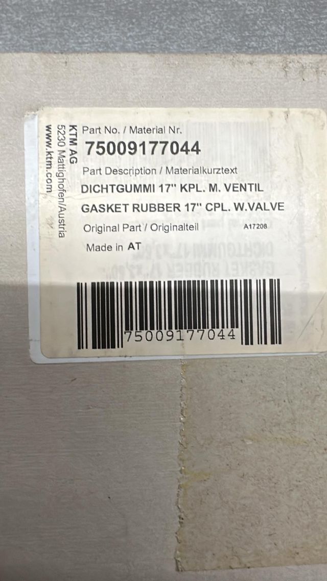 Cinta llanta 17" KTM