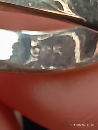 Anello vintage zaffiri blu naturali argento 925