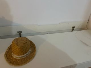 Sedia da ufficio beige/bianca