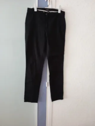 Pantalón Mango Negro Talla Chica