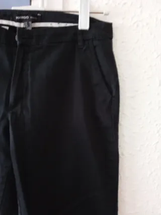 Pantalón Mango Negro Talla Chica