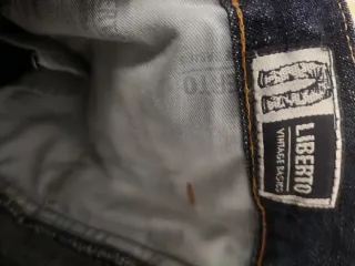 Vaqueros Liberto, marca original, desgastados