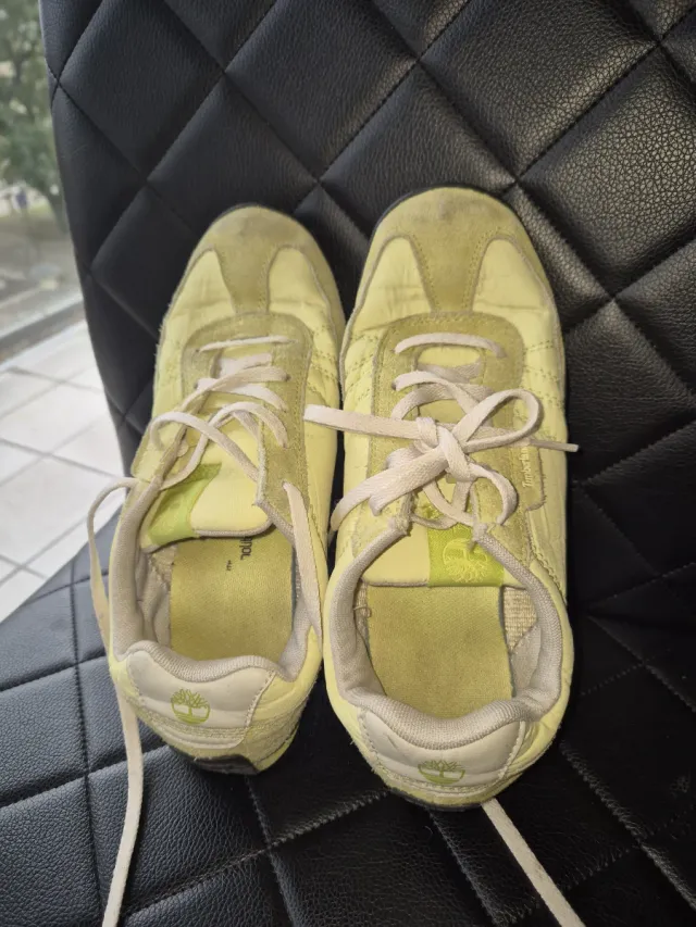 Zapatillas Timberland Mujer amarilla flúor