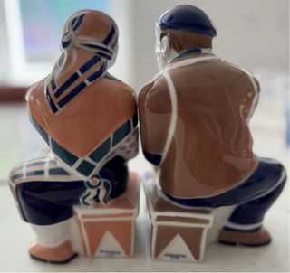 Pareja Figuras Cerámica Sargadelos