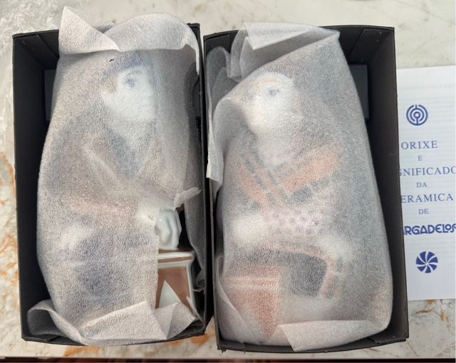 Pareja Figuras Cerámica Sargadelos