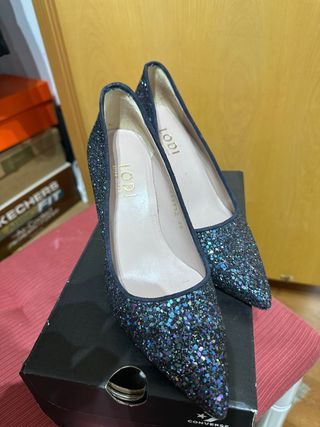 Zapatos de tacón Lodi brillantes talla 36