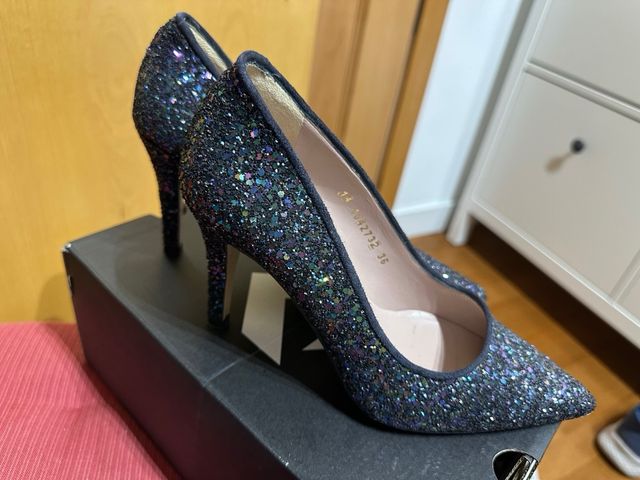 Zapatos de tacón Lodi brillantes talla 36