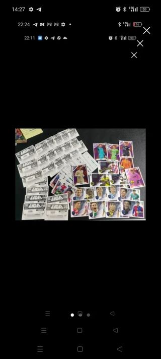 Lote 180 Cromos Liga Sin Repetir