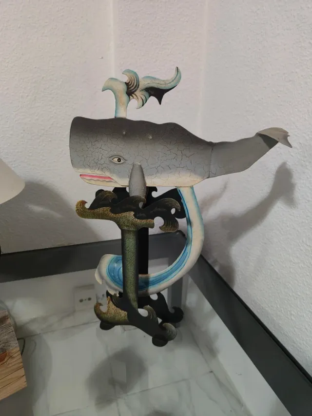 Balanza vintage metálica decorativa