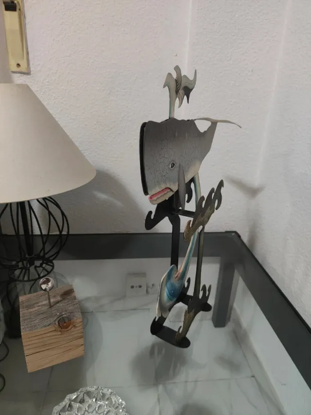 Balanza vintage metálica decorativa