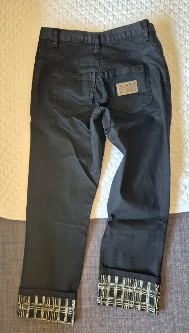 Pantalones Philipp Plein Negros Mujer