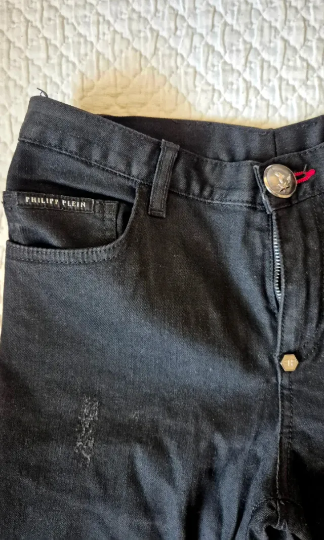 Pantalones Philipp Plein Negros Mujer