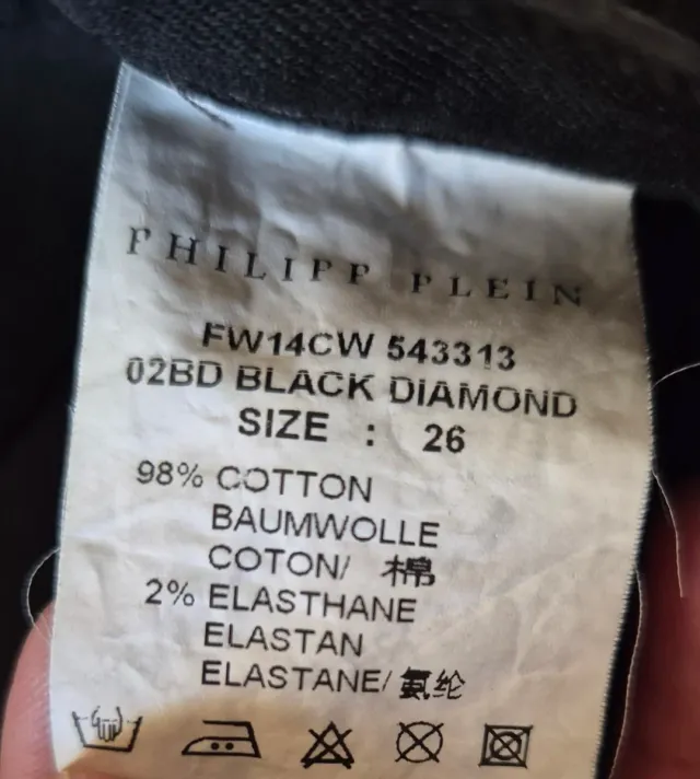 Pantalones Philipp Plein Negros Mujer