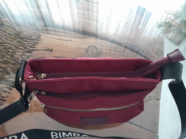 Bolso impermeable BIMBA granate
