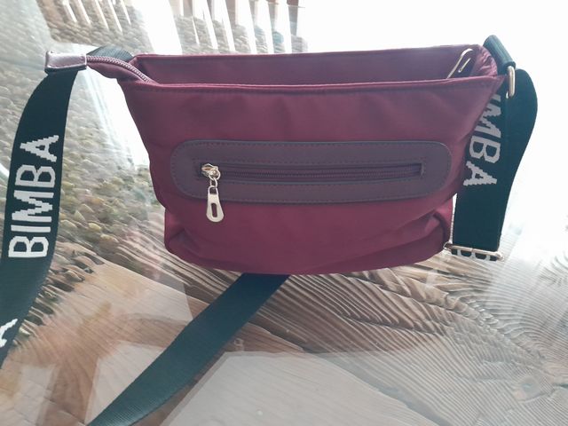 Bolso impermeable BIMBA granate