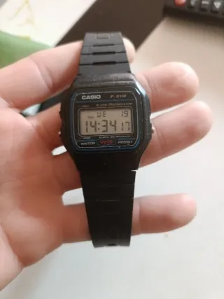 Reloj Casio F-91W Negro