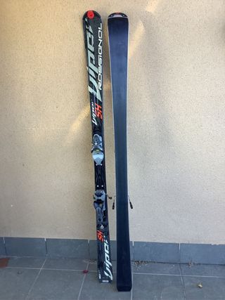 Esquís Rossignol Viper 54 con bastones y funda