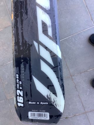 Esquís Rossignol Viper 54 con bastones y funda