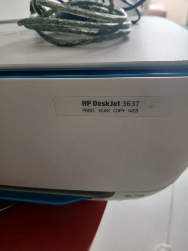 Hp Impresora Escáner HP Azul y Blanca