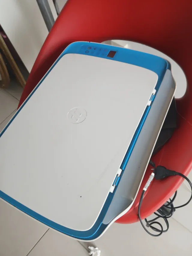 Hp Impresora Escáner HP Azul y Blanca