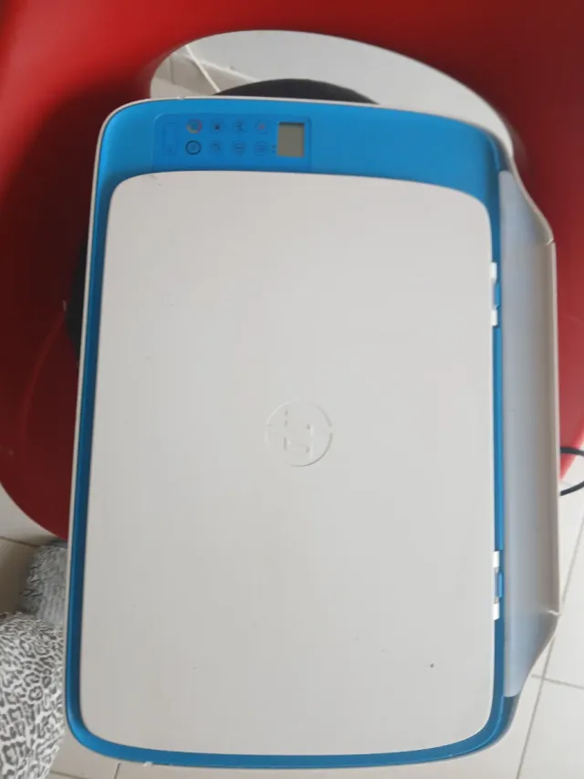 Hp Impresora Escáner HP Azul y Blanca
