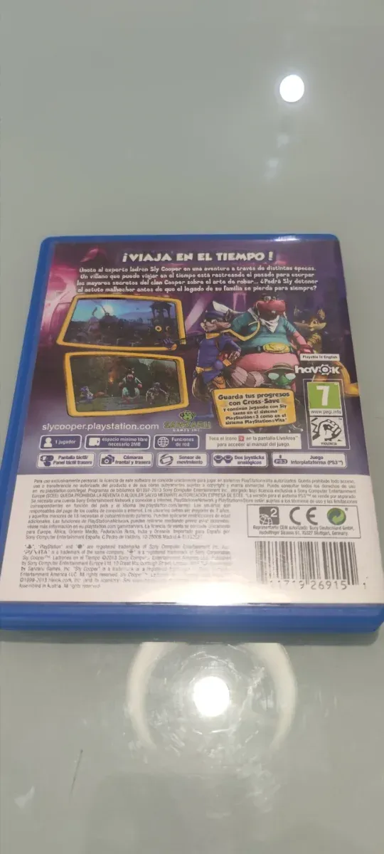 Juego PS Vita Sly Cooper Ladrones en el Tiempo