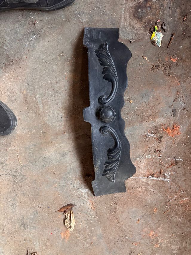 Parte de chimenea de metal