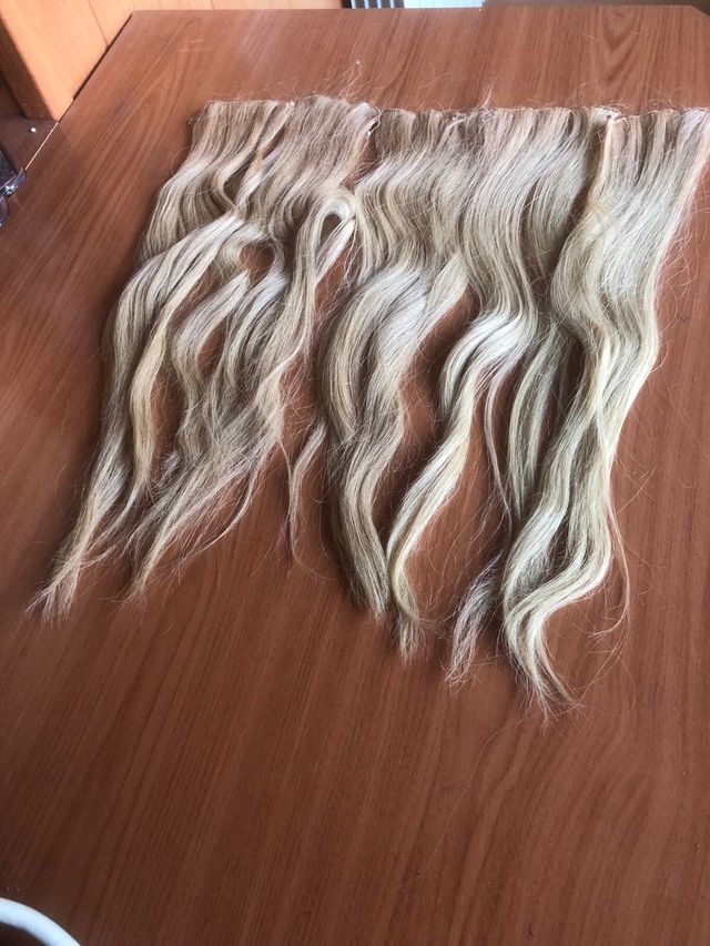 5 Extensiones Pelo Rubio 43cm