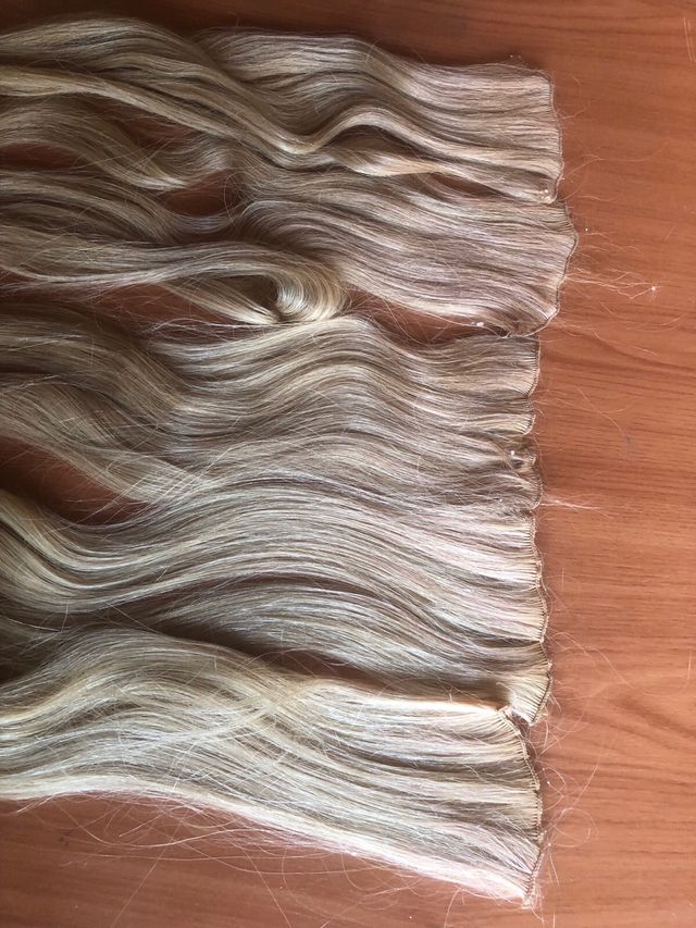 5 Extensiones Pelo Rubio 43cm
